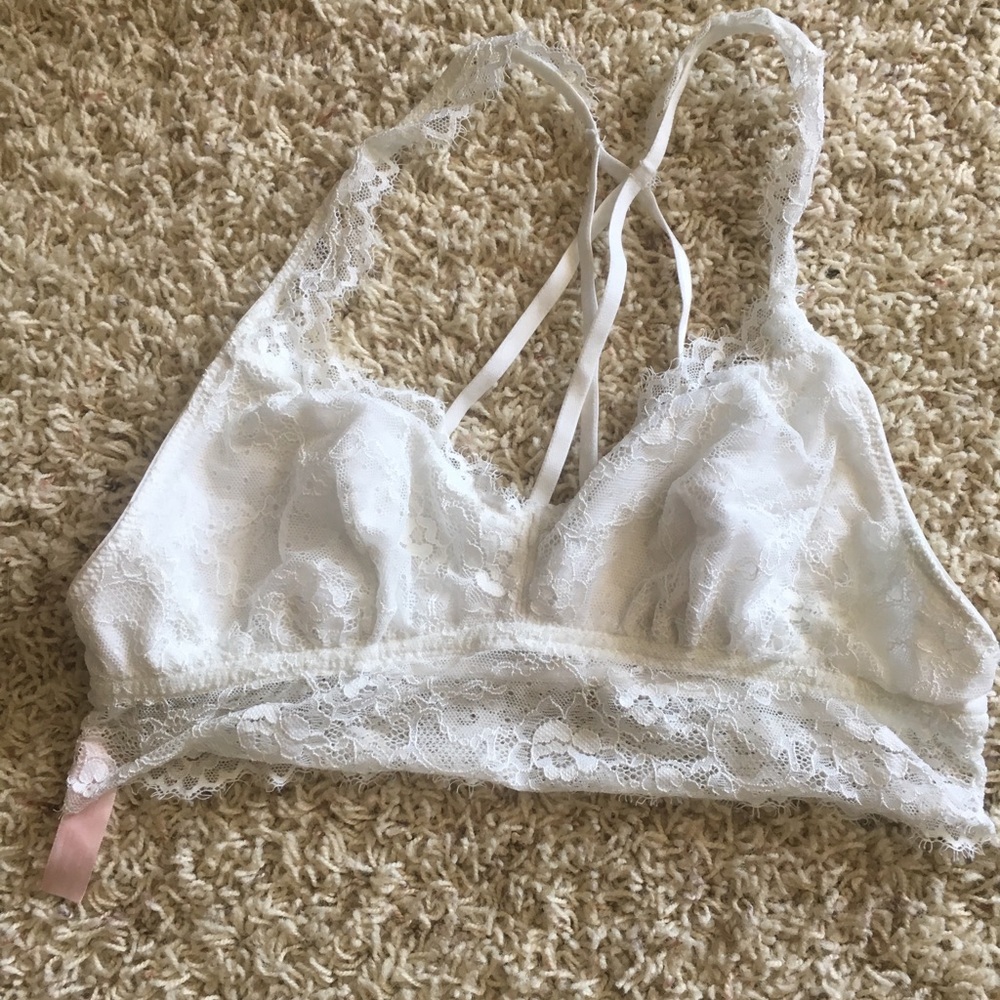 White bralette